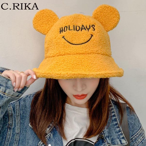 new lambswool bear ears womens winter bucket hats bob autumn thick warm lady girls letter panama outdoor travel fisherman hat f1210, Blue;gray
new lambswool bear ears womens winter bucket hats bob autumn thick warm lady girls letter panama outdoor travel fisherman hat f1210, Blue;gray