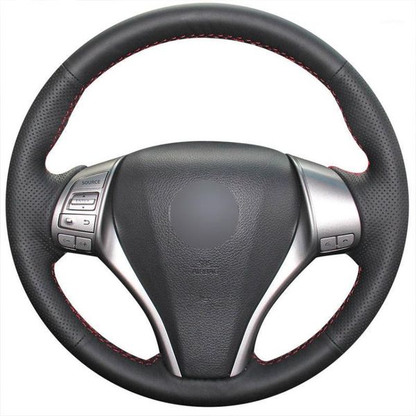 hand sew black genuine leather car steering wheel cover for teana 2013-2018 altima 2013-2018 x-trail 2014-20171
hand sew black genuine leather car steering wheel cover for teana 2013-2018 altima 2013-2018 x-trail 2014-20171