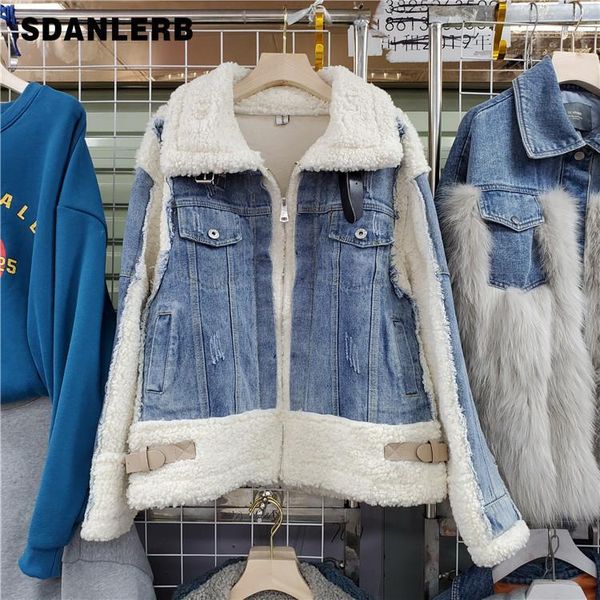 lambs denim jacket women's ins loose korean jacket student new autumn winter coat denim coat veste femme manteau femme 20191, Black
lambs denim jacket women's ins loose korean jacket student new autumn winter coat denim coat veste femme manteau femme 20191, Black