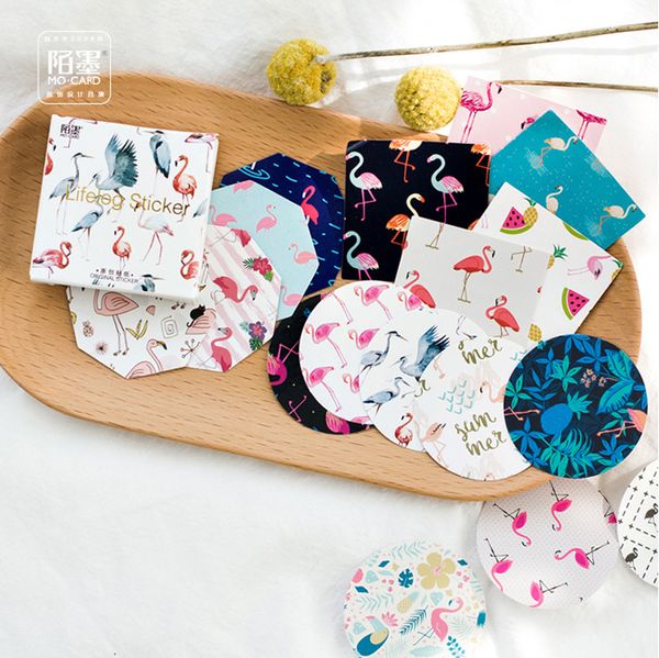 45 pcs/pack kawaii mini flamingo paper sticker cute diy diary album decoration scrapbooking label sticker stationery supplies, Purple;pink
45 pcs/pack kawaii mini flamingo paper sticker cute diy diary album decoration scrapbooking label sticker stationery supplies, Purple;pink