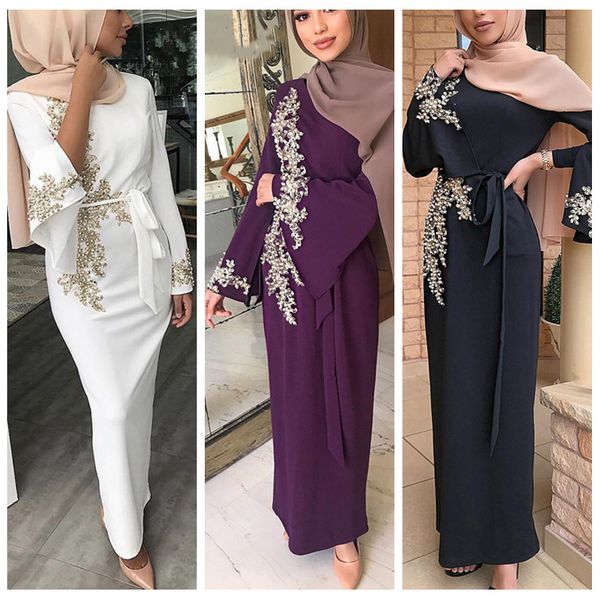 Eid Abaya Dubai Turkey Muslim Hijab Dress Kaftan Caftan Lace Islamic Clothing for Women Ramadan Kimono Dresses Robe Vestidos
Eid Abaya Dubai Turkey Muslim Hijab Dress Kaftan Caftan Lace Islamic Clothing for Women Ramadan Kimono Dresses Robe Vestidos