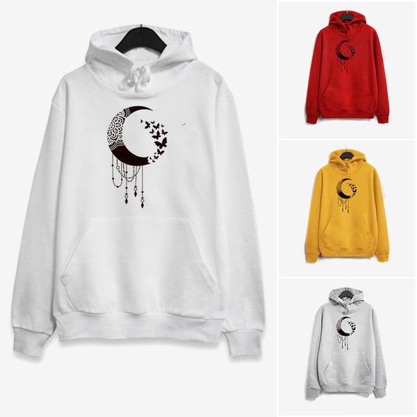 women's hoodies & sweatshirts moon wind chimes printed women fleece long sleeve loose sweatshirt with hat girls hoodie pullovers autumn, Black
women's hoodies & sweatshirts moon wind chimes printed women fleece long sleeve loose sweatshirt with hat girls hoodie pullovers autumn, Black