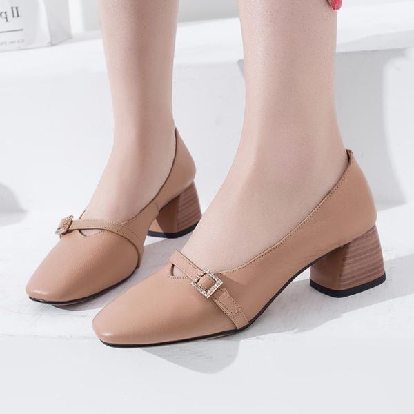 plus size 34-43 square heel square toe leather pumps shoes women genuine leather shallow mouth casual office lady shoes 5 cm1, Black
plus size 34-43 square heel square toe leather pumps shoes women genuine leather shallow mouth casual office lady shoes 5 cm1, Black