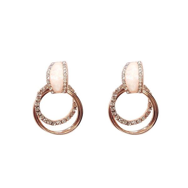 stud 2021 design fashion jewelry multi-layer copper ring earrings exquisite crystal party wedding for women, Golden;silver
stud 2021 design fashion jewelry multi-layer copper ring earrings exquisite crystal party wedding for women, Golden;silver