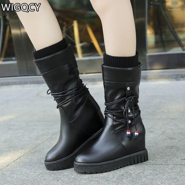 2020 fashion sleeve boots women's inner heightening wedge heel socks boots plus velvet warm fashion women's1, Black
2020 fashion sleeve boots women's inner heightening wedge heel socks boots plus velvet warm fashion women's1, Black