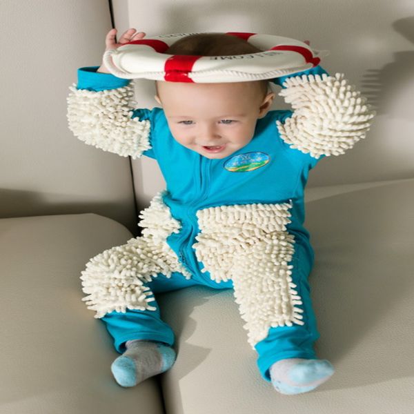 baby jumpsuit one-piece mop suit baby onesies romper children's clothing zipper c1018, Blue
baby jumpsuit one-piece mop suit baby onesies romper children's clothing zipper c1018, Blue