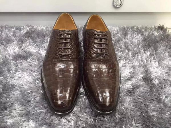 2020 new genuine real genuine crocodil belly glossy skin men business shoe crocodile skin men shoe brown shinny, Black
2020 new genuine real genuine crocodil belly glossy skin men business shoe crocodile skin men shoe brown shinny, Black
