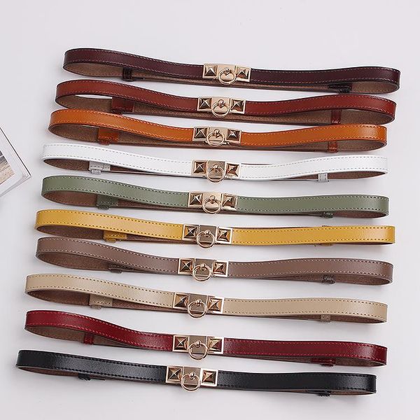 fashion autumn cow leather women waist belt multi-colors` adjustable slim corset jean pant belts ladies winter coat dress belts, Black;brown
fashion autumn cow leather women waist belt multi-colors` adjustable slim corset jean pant belts ladies winter coat dress belts, Black;brown