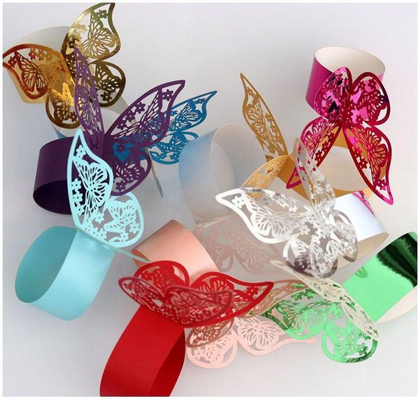 dropship 50pcs new year hollow paper butterfly napkin rings weddings party serviette table decoration favor for c jllzbi 
dropship 50pcs new year hollow paper butterfly napkin rings weddings party serviette table decoration favor for c jllzbi