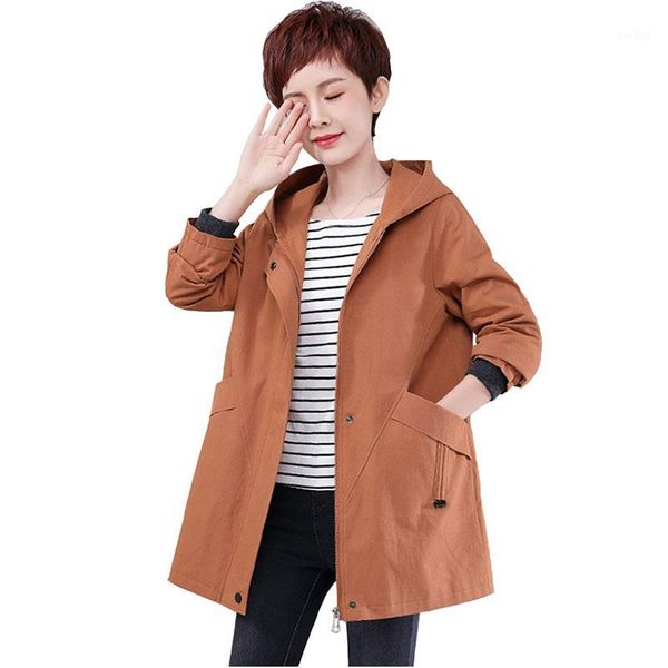 middle aged female spring trench coat plus size 5xl hooded outerwear women zipper solid color casual loose windbreaker 33081, Tan;black
middle aged female spring trench coat plus size 5xl hooded outerwear women zipper solid color casual loose windbreaker 33081, Tan;black