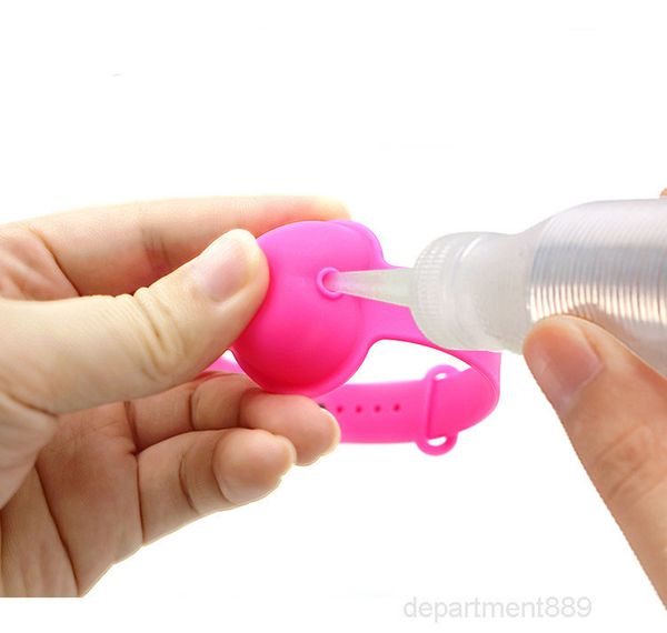 a-wrist wearable hand sanitizer dispensing portable bracelet silicone squeezy wristband dispenser owd2433
a-wrist wearable hand sanitizer dispensing portable bracelet silicone squeezy wristband dispenser owd2433