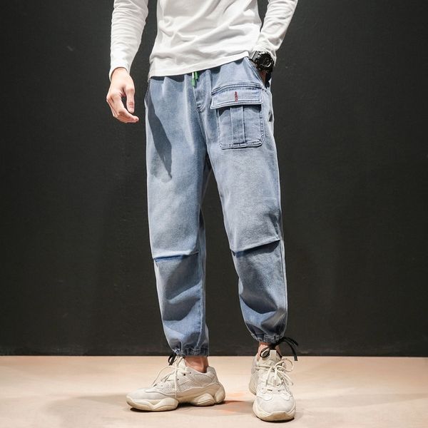 lumxb k293 macheda solid new large size trendy men's nine-point spring jeans elastic waist p5588 color and jeans spffq, Blue
lumxb k293 macheda solid new large size trendy men's nine-point spring jeans elastic waist p5588 color and jeans spffq, Blue