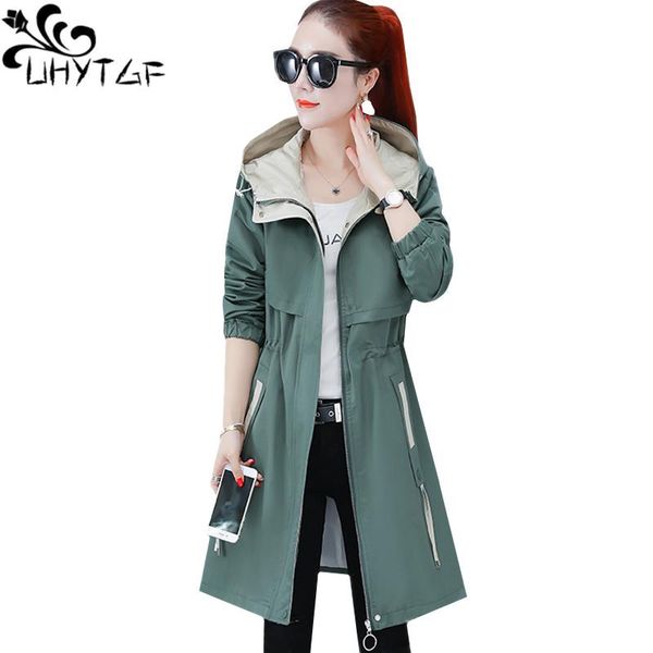 uhytgf spring autumn trench coat women clothes fashion splice hooded long coat female temperament casual plus size outerwear 483, Tan;black
uhytgf spring autumn trench coat women clothes fashion splice hooded long coat female temperament casual plus size outerwear 483, Tan;black