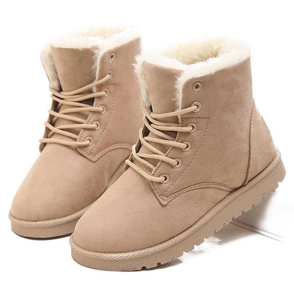 new winter snow boots women boots plus size warm fur winter women ankle female lace-up flat heel shoes booties, Black
new winter snow boots women boots plus size warm fur winter women ankle female lace-up flat heel shoes booties, Black