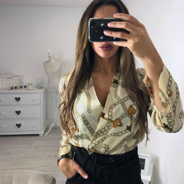 women floral wrap v neck bodysuit jumpsuit long sleeve leotard plunge romper, Black;white
women floral wrap v neck bodysuit jumpsuit long sleeve leotard plunge romper, Black;white