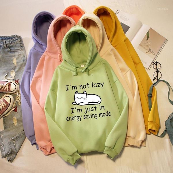 i am not lazy letter print cat cartoon print warm oversized hoodie kpop sweatshirt harajuku streetwear kawaii women's jacket1, Black
i am not lazy letter print cat cartoon print warm oversized hoodie kpop sweatshirt harajuku streetwear kawaii women's jacket1, Black