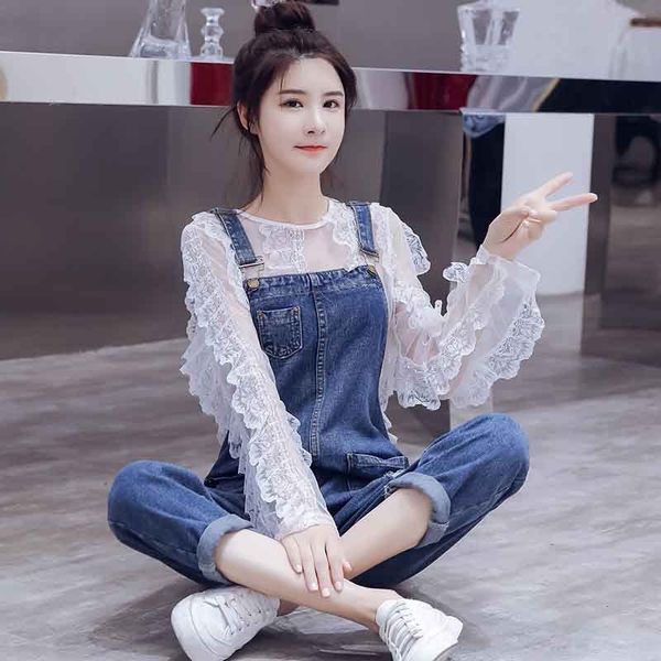 jvndz y14018 korean style blue pierced denim suspender pants set two-piece lace sling lace mesh sunscreen 8aycu, Gray
jvndz y14018 korean style blue pierced denim suspender pants set two-piece lace sling lace mesh sunscreen 8aycu, Gray