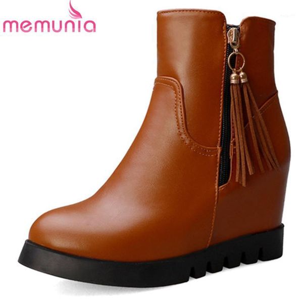 boots memunia 2021 arrival ankle women tassel zip wedges platform round toe autumn winter casual shoes ladies1, Black
boots memunia 2021 arrival ankle women tassel zip wedges platform round toe autumn winter casual shoes ladies1, Black