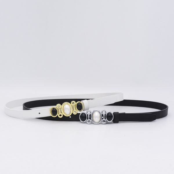 retro three-dimensional pearl buckle cowhide thin belt plain leather women's thin belt dress decoration small waist cover, Black;brown
retro three-dimensional pearl buckle cowhide thin belt plain leather women's thin belt dress decoration small waist cover, Black;brown