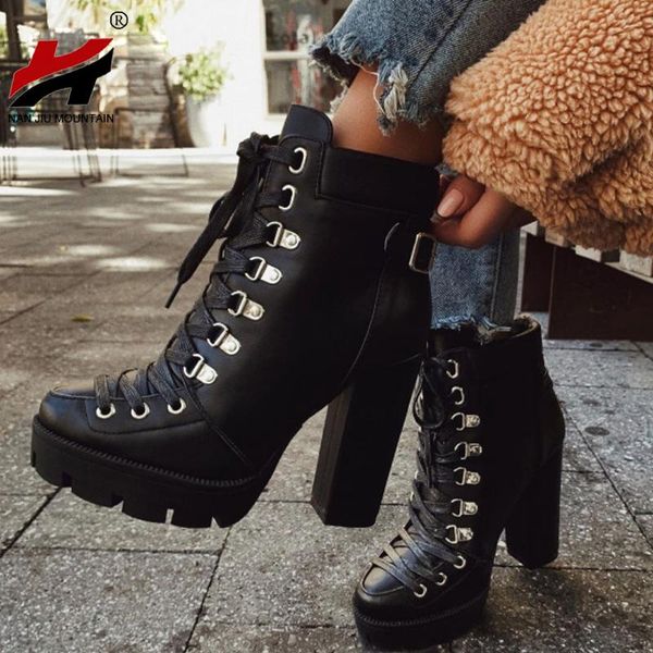 boots nan jiu mountain 2021 women's autumn short high heeled fashion solid color lace round toe outdoor, Black
boots nan jiu mountain 2021 women's autumn short high heeled fashion solid color lace round toe outdoor, Black