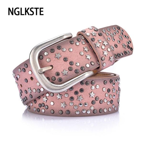 belts fashionable outdoor ladies'waistband, cowhide rivet, drill, ladies' jeans decorative belt, waist-closing personality trend, Black;brown
belts fashionable outdoor ladies'waistband, cowhide rivet, drill, ladies' jeans decorative belt, waist-closing personality trend, Black;brown