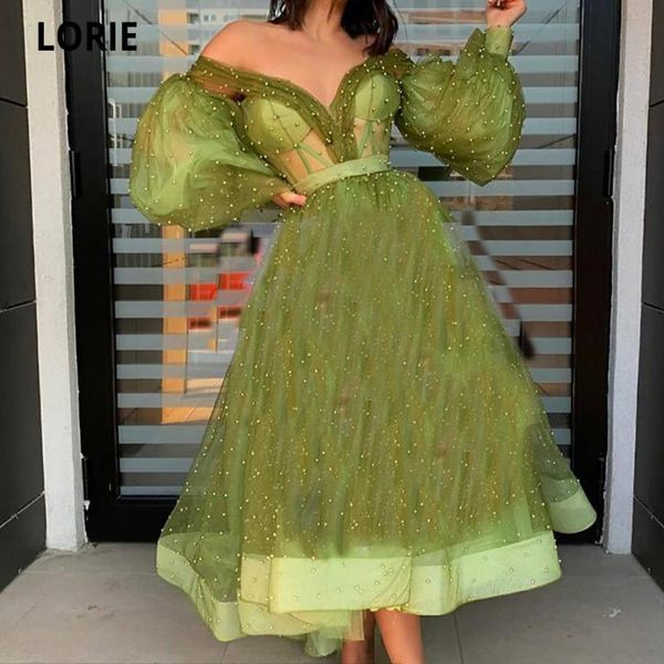 party dresses lorie elegant green pearls prom dress 2021 a-line ankle length puff full sleeves formal evening cocktail dubai, White;black
party dresses lorie elegant green pearls prom dress 2021 a-line ankle length puff full sleeves formal evening cocktail dubai, White;black