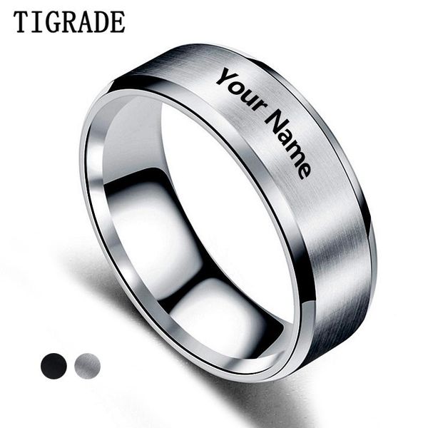 cluster rings tigrade unique titanium 8mm name date writing engraved with your texts signature handwriting men women unisex, Golden;silver
cluster rings tigrade unique titanium 8mm name date writing engraved with your texts signature handwriting men women unisex, Golden;silver