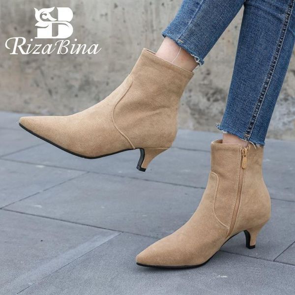 boots rizabina women ankle fashion zipper winter warm shoes woman pointed toe short boot office lady footwear size 30-431, Black
boots rizabina women ankle fashion zipper winter warm shoes woman pointed toe short boot office lady footwear size 30-431, Black