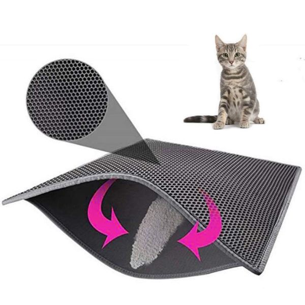 cat beds & furniture pet litter mat waterproof eva double layer trapping box clean pad products for cats accessories
cat beds & furniture pet litter mat waterproof eva double layer trapping box clean pad products for cats accessories