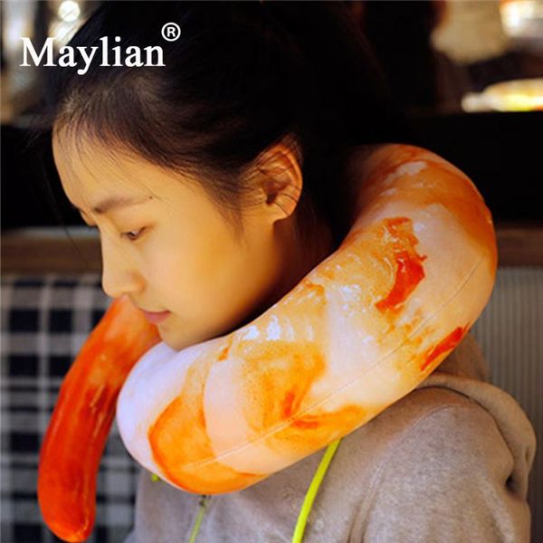 pillow arrival creative personality simulational shrimp u sahpe train travel sleep-neck doll birthday gifts neck p38
pillow arrival creative personality simulational shrimp u sahpe train travel sleep-neck doll birthday gifts neck p38