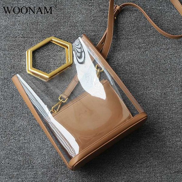 woomam women designer handbag hide genuine calf leather transparent pvc metal handle shoulder tote bag wb908
woomam women designer handbag hide genuine calf leather transparent pvc metal handle shoulder tote bag wb908