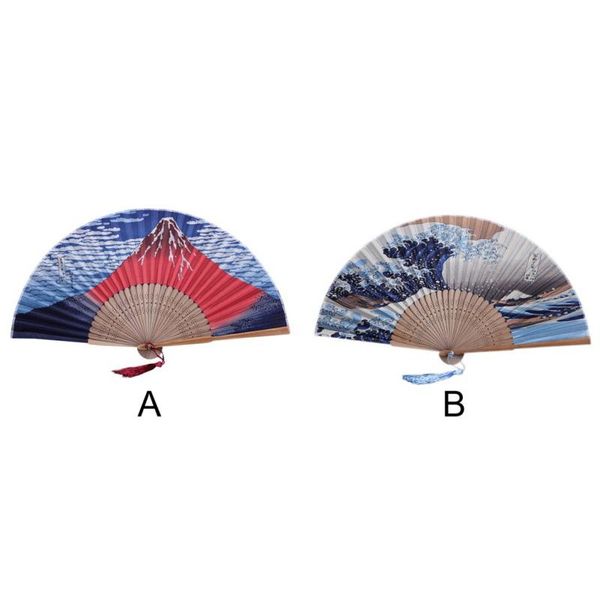 party favor japanese bamboo ribs hand fan stage prop fujiyama/kanagawa sea waves decorative handheld folding with tassel decoration
party favor japanese bamboo ribs hand fan stage prop fujiyama/kanagawa sea waves decorative handheld folding with tassel decoration