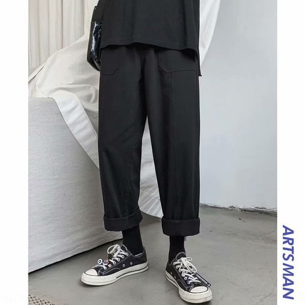 autumn trend fall feeling korean loose solid color versatile straight nine point casual casual pants pantswide leg pants wide leg pantspants, Blue
autumn trend fall feeling korean loose solid color versatile straight nine point casual casual pants pantswide leg pants wide leg pantspants, Blue