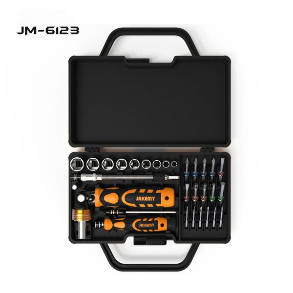 jakemy ratchet screwdriver set 31 in 1 multi-function combination manual magnetic kit for home appliance car repair
jakemy ratchet screwdriver set 31 in 1 multi-function combination manual magnetic kit for home appliance car repair