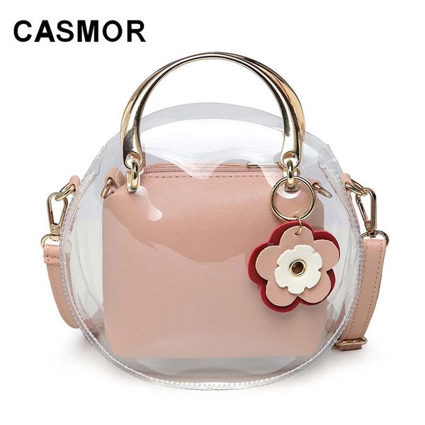 casmor brand designer luxury jelly clear transparent bags for women fashion circular bag pvc female shoulder crossbody bags
casmor brand designer luxury jelly clear transparent bags for women fashion circular bag pvc female shoulder crossbody bags