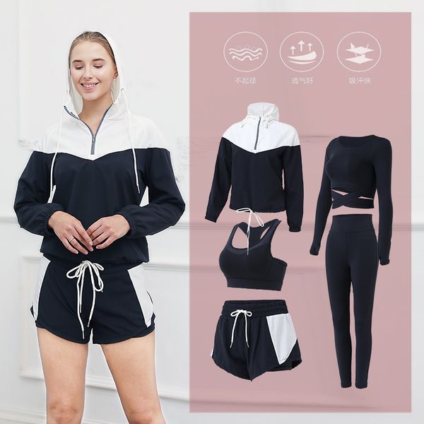 2020 new autumn and winter yoga suit women's running fast dry large fashion fitness suit, Gray
2020 new autumn and winter yoga suit women's running fast dry large fashion fitness suit, Gray