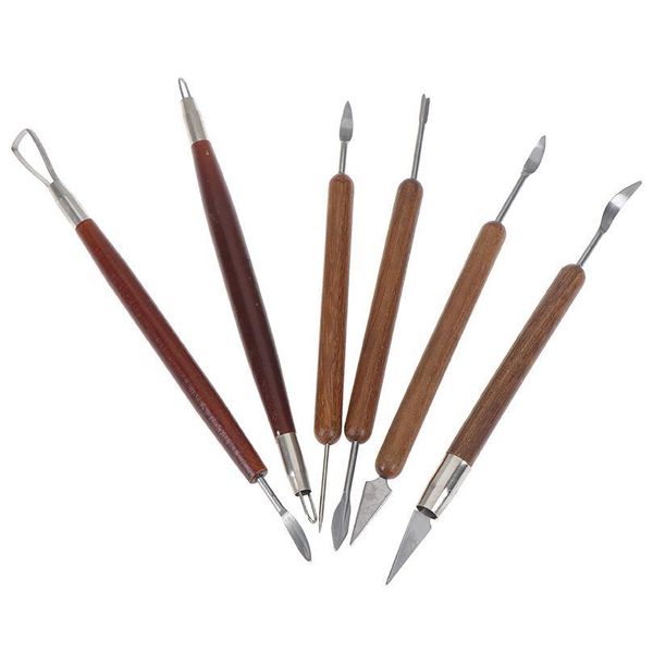 6 pcs/set pottery ceramics tools polymer clay modeling tools wax carving sculpt tool 6 jlljxx
6 pcs/set pottery ceramics tools polymer clay modeling tools wax carving sculpt tool 6 jlljxx