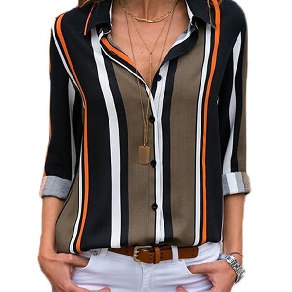 women shirts blouse women plus size chiffon blouse flower/strip printed loose long sleeve 2020 summer new full shirt chemisier, White
women shirts blouse women plus size chiffon blouse flower/strip printed loose long sleeve 2020 summer new full shirt chemisier, White