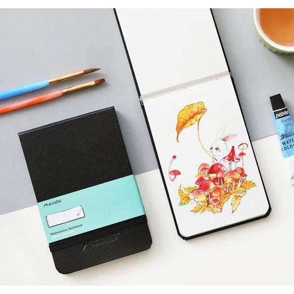 mairtini leather watercolor book 300g watercolor paper a6 hand book hand-painted sketch travel portable painting art supplies
mairtini leather watercolor book 300g watercolor paper a6 hand book hand-painted sketch travel portable painting art supplies