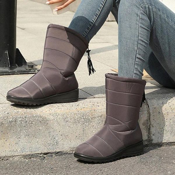 winter women boots mid-calf snow boots wedge shoes woman warm fur tassel female shoes whaterproof ladies femmes bottes #jj7x, Black
winter women boots mid-calf snow boots wedge shoes woman warm fur tassel female shoes whaterproof ladies femmes bottes #jj7x, Black
