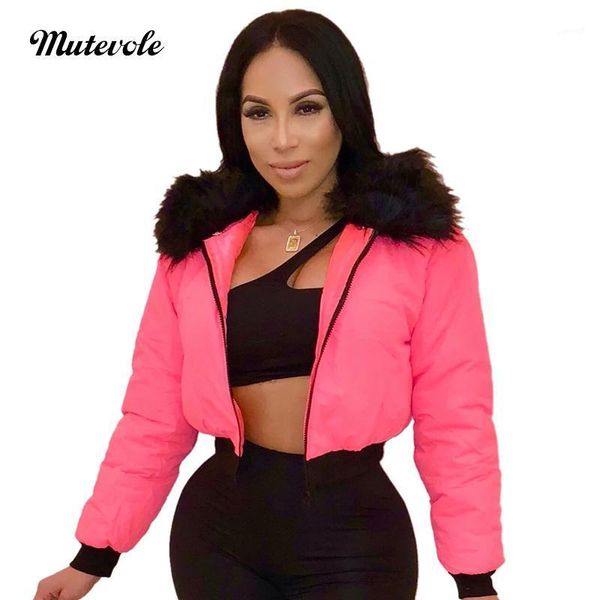 mutevole autumn winter crop bomber jacket outwears women turn down collar patchwork fur coat long sleeve zipper warm coat jacket1, Black;brown
mutevole autumn winter crop bomber jacket outwears women turn down collar patchwork fur coat long sleeve zipper warm coat jacket1, Black;brown