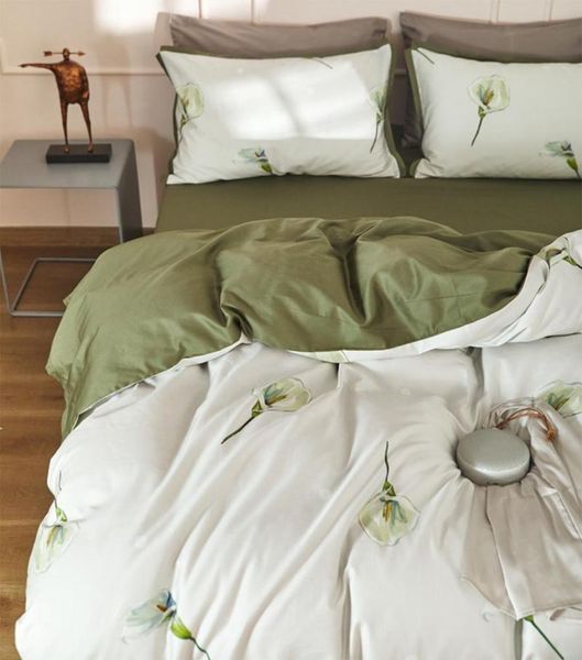unusual design green floral bedding set girl,full king 60s cotton double home textile bed sheet pillow case quilt cover
unusual design green floral bedding set girl,full king 60s cotton double home textile bed sheet pillow case quilt cover