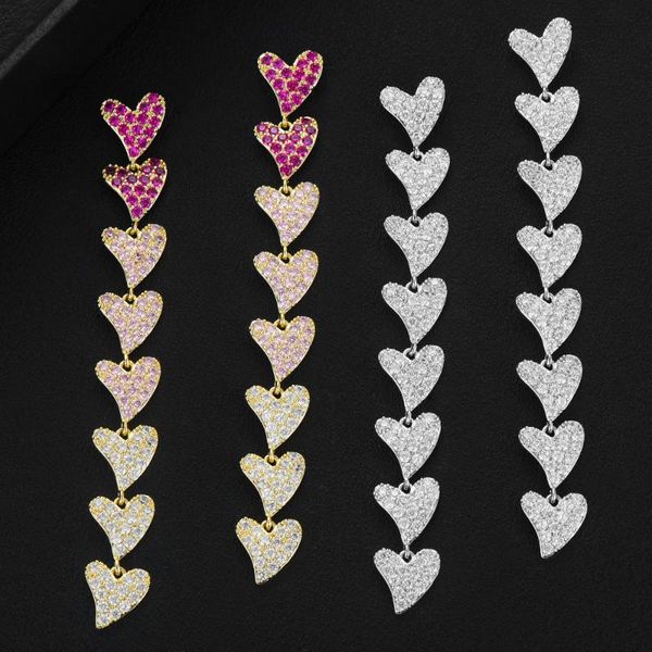 dangle & chandelier missvikki exclusive design long hearts earrings full mirco paved cubic zirconia women bridal wedding earring fashion jew, Silver
dangle & chandelier missvikki exclusive design long hearts earrings full mirco paved cubic zirconia women bridal wedding earring fashion jew, Silver