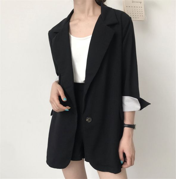 2021 women's summer blazer new 2 suits defines korean elegant thin shirt short sleeve chic shorts two-piece suit ejs5, Gray
2021 women's summer blazer new 2 suits defines korean elegant thin shirt short sleeve chic shorts two-piece suit ejs5, Gray