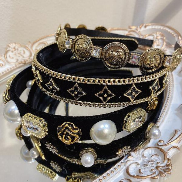 new geometric retro style letters printing hairband crystal pearl hairband charm ladies printing headband hair accessories hair accessories, Black;brown
new geometric retro style letters printing hairband crystal pearl hairband charm ladies printing headband hair accessories hair accessories, Black;brown
