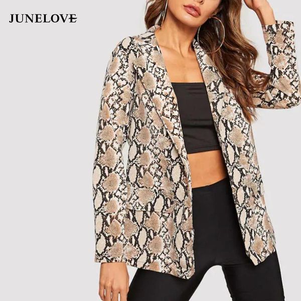 junelove women new england style snake print blazer vintage pockets notched collar long sleeve coat female street wear outerwear1, White;black 
junelove women new england style snake print blazer vintage pockets notched collar long sleeve coat female street wear outerwear1, White;black