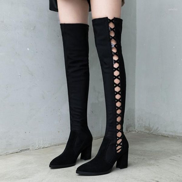 brand new trendy spring autumn shoes boots high heels hollow out party over the knee boots women1, Black
brand new trendy spring autumn shoes boots high heels hollow out party over the knee boots women1, Black