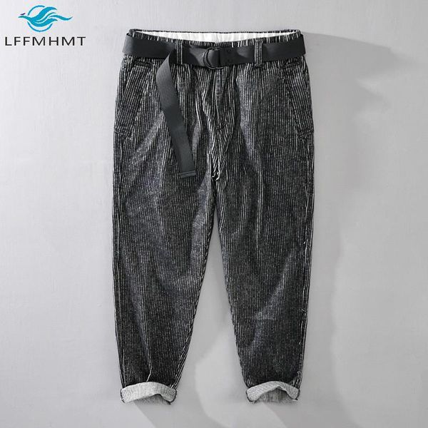 men's pants winter fall vintage corduroy cargo men korean style thicken casual loose trousers with belt male simple retro clothing, Black
men's pants winter fall vintage corduroy cargo men korean style thicken casual loose trousers with belt male simple retro clothing, Black