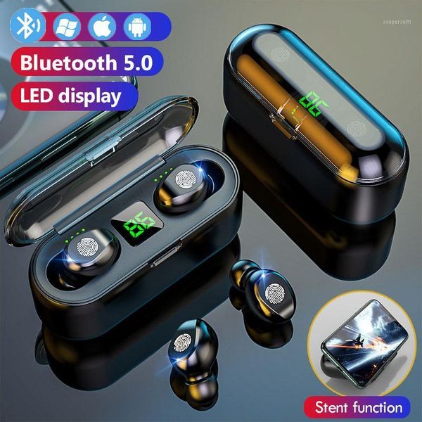 tws wireless earphone bluetooth v5.0 wireless bluetooth headphone with led display 2000mah charging box headsets with microphone1 
tws wireless earphone bluetooth v5.0 wireless bluetooth headphone with led display 2000mah charging box headsets with microphone1