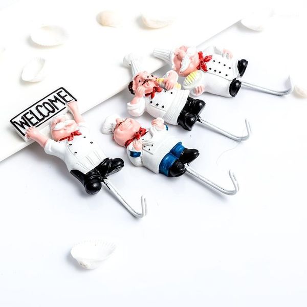 hooks & rails lovely kitchen cartoon cook shaped hook brand and resin powerful adhesive hanger wall storage rack1
hooks & rails lovely kitchen cartoon cook shaped hook brand and resin powerful adhesive hanger wall storage rack1